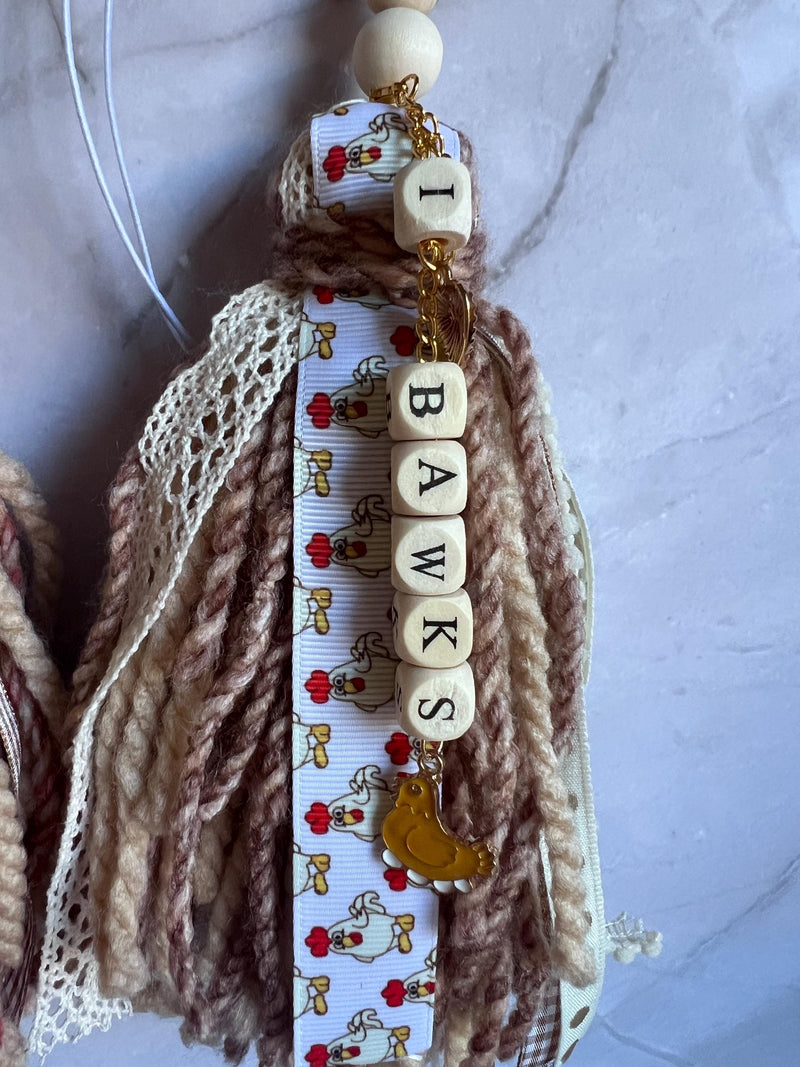 Chicken Bible/Book Tassel
