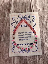 Faithlet Beaded Bracelet image 2