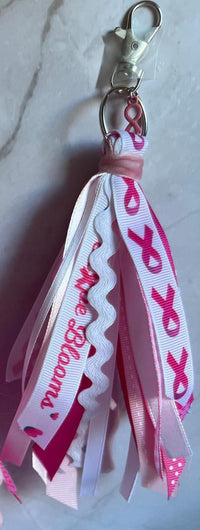 Breast Cancer Keychain Tassel image 2