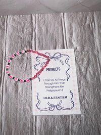 Faithlet Beaded Bracelet image 3