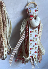 Chicken Keychain Tassel image 2