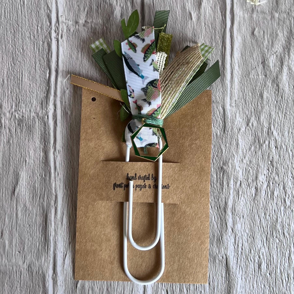 Paperclip Ribbon Bookmarks