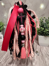Boho Ribbon Tassel Charm image 2