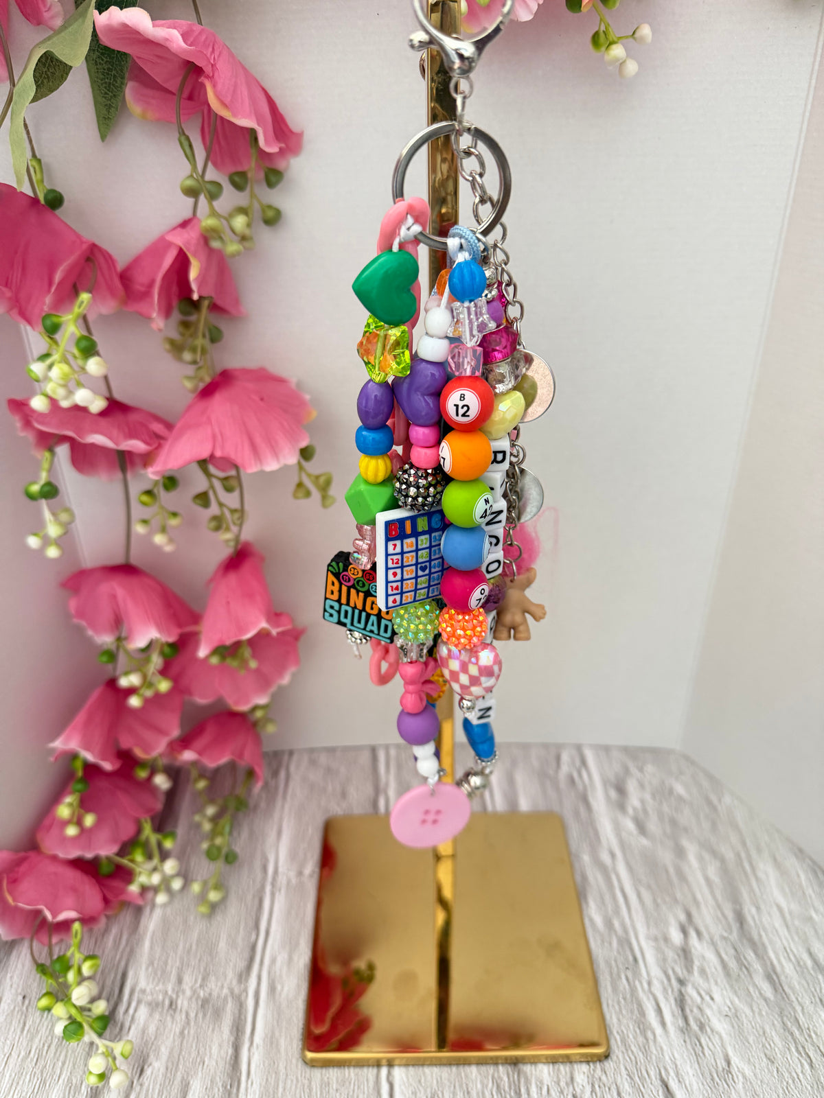 Bingo Charm Keychain