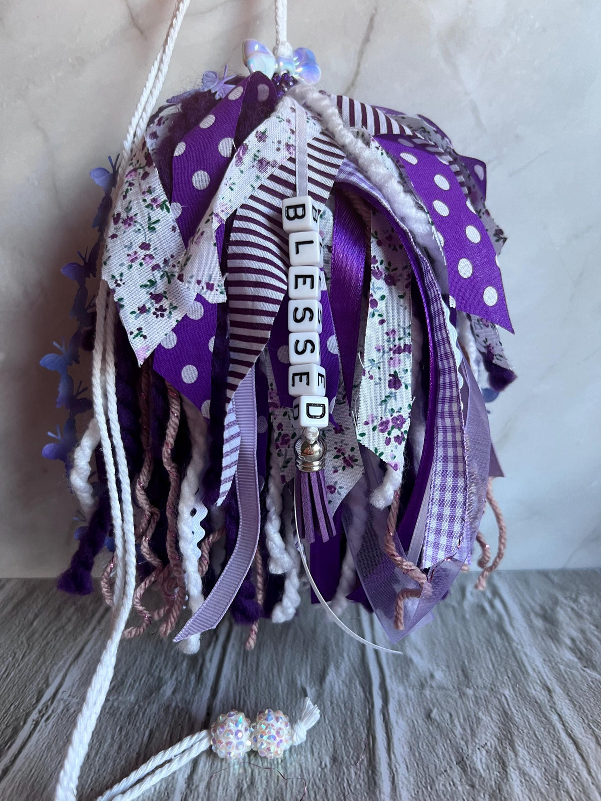 Bible Tassel - Handmade Fabric Charm