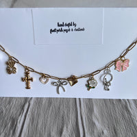 Charm Book Chain - Vintage Style image 1