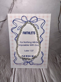 Faithlet Beaded Bracelet image 5